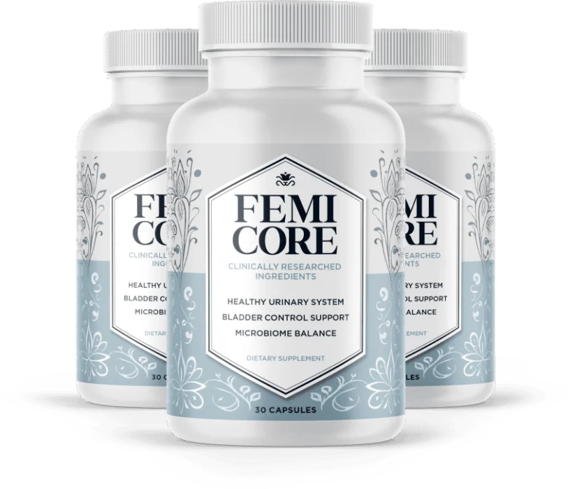 FemiCore® 3 bottle pack — 90-day bladder and urinary support supply